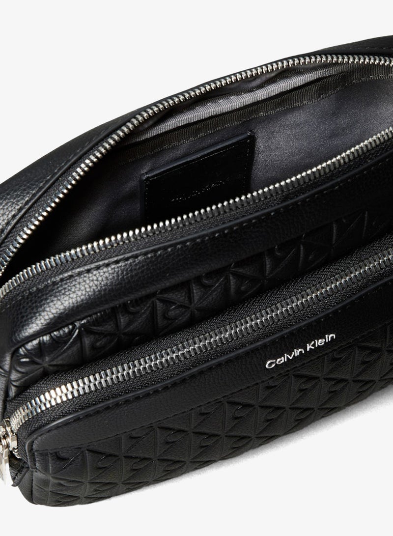 CALVIN KLEIN Embossed Emblem Logo Camera Bag - Image 2